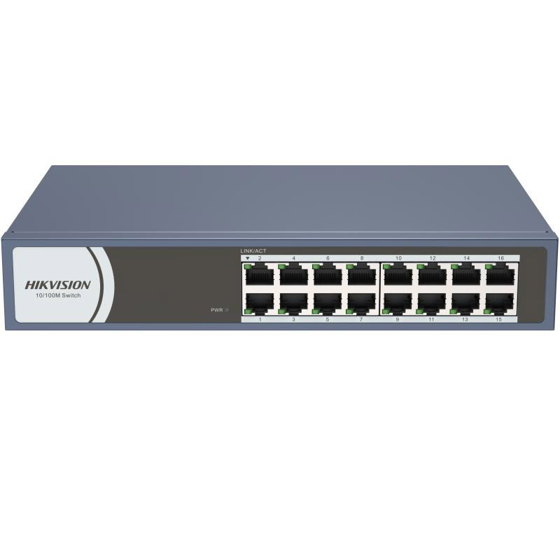 HikVision De Bureau Hikvision DS-3E0116R-O 16 Ports Gigabit RJ45