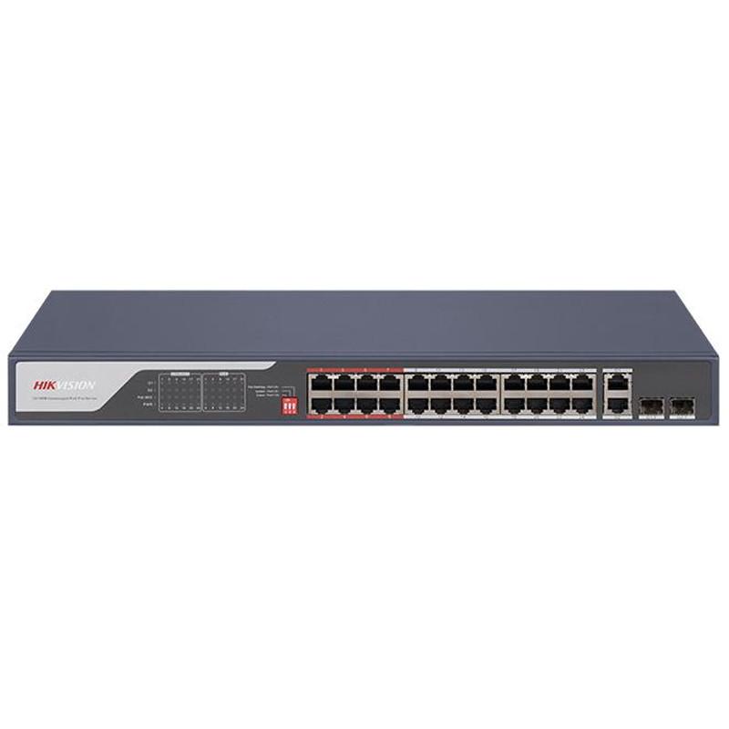 HikVision Switch Intelligent DS-3E0326P-E-C 24 Ports POE Fast Ethernet + 2 Ports Gigabit