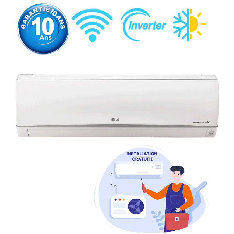 LG 18000 BTU Inverter Dualcool E Look Chaud Froid