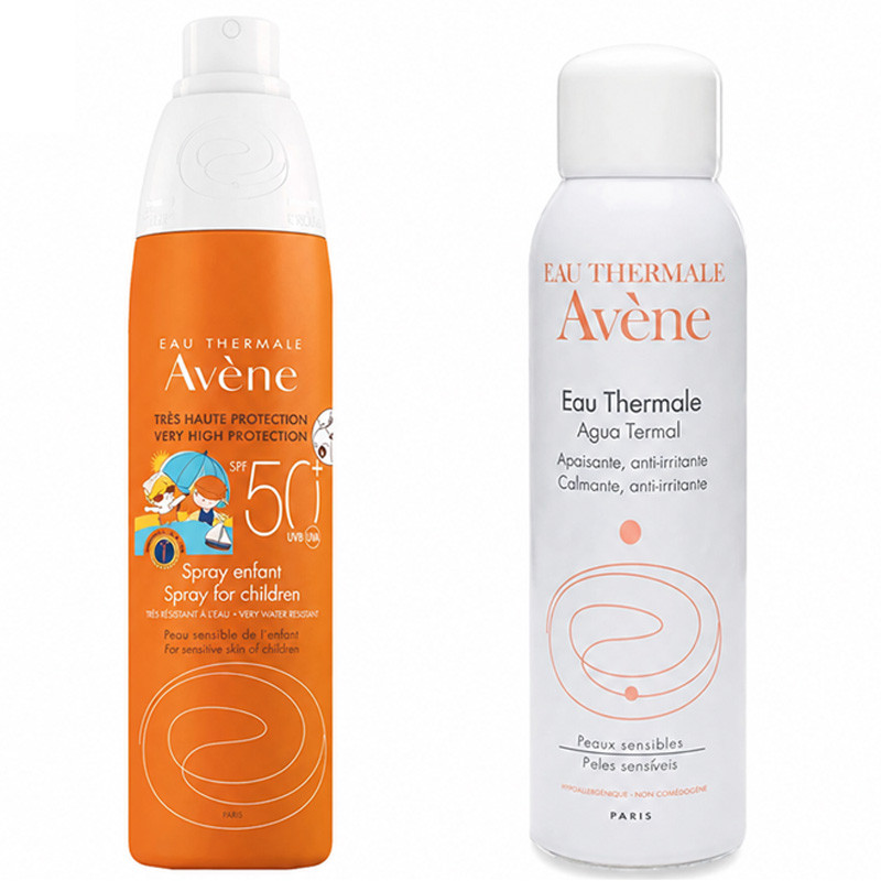 Avène Duo Spray Solaire Pour Enfant SPFml + Eau Thermale
