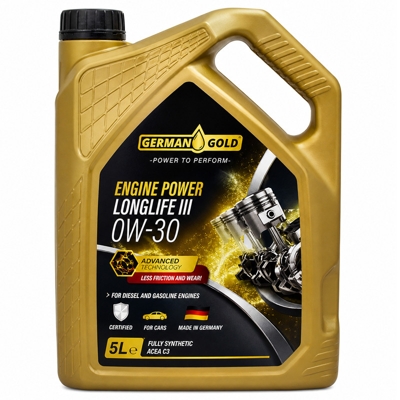 German Gold German Engine Power LongLife III 0W30 5L