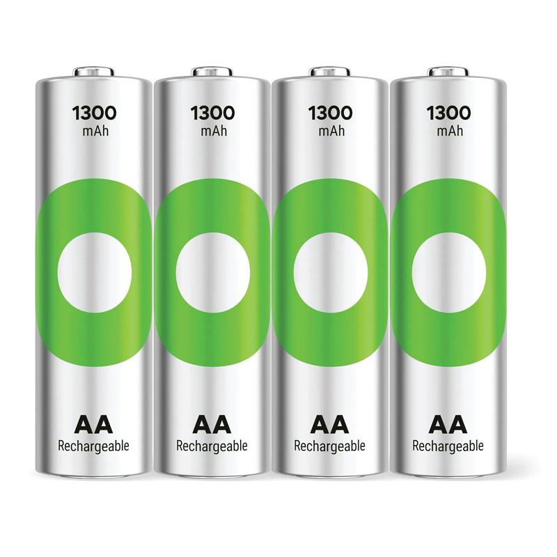 GP Batteries Rechargeable GP AA 1.2V 1300mAh