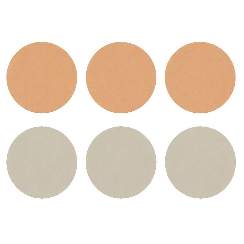 Glam Of Sweden Of Sweden 6 Eponges Ronde Beige