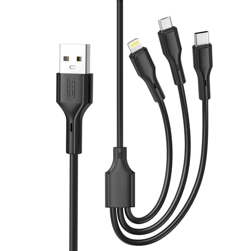 XO XO NB230 3En1 USB-C + Lightning + Micro-USB