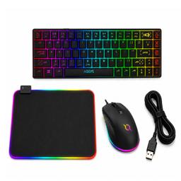 Aqirys 3En1 Aqirys Clavier Mécanique Sans Fil + Souris & Tapis
