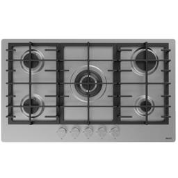 Infinity Plaque H9351P10IS 5 Feux 90Cm Inox