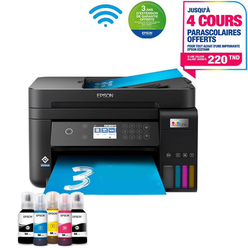 Epson Imprimante EcoTank L6270 Jet d’Encre Multifonction 3 En 1 Couleur A4
