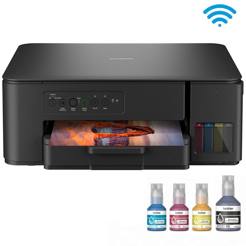 Brother Imprimante DCP-T430W 3En1 Jet d'Encre Couleurs