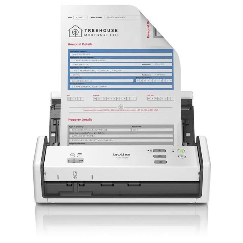 Brother Scanner De Document à Défilement ADS-1300 &