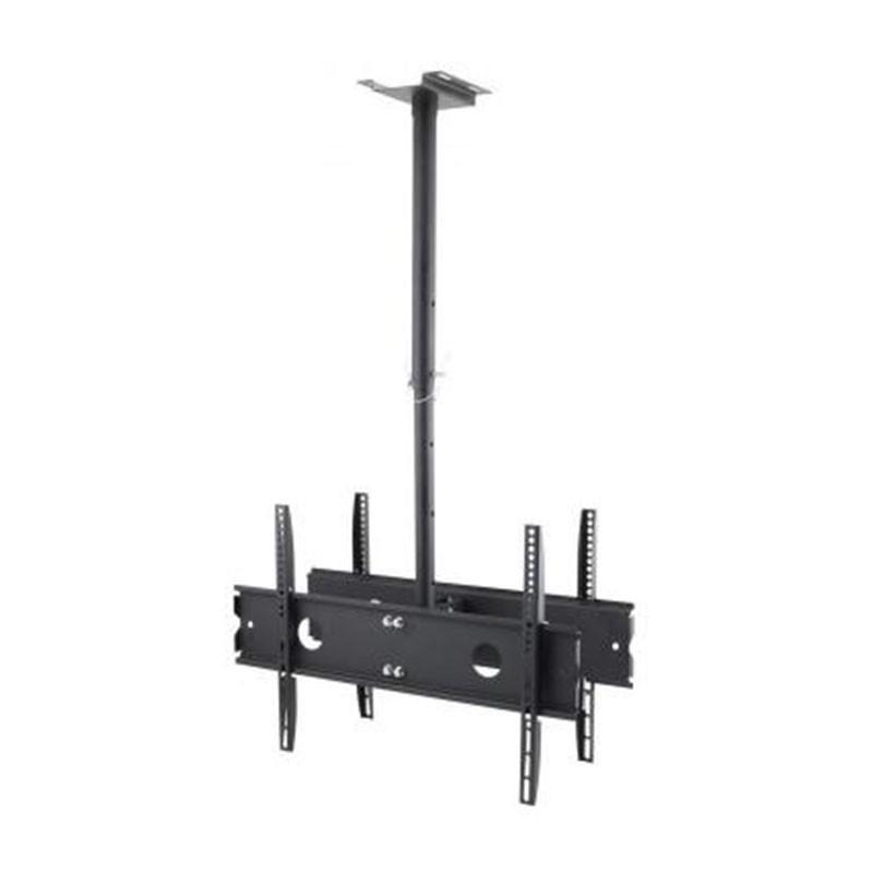 SBOX Support REVOLVANT PLAFOND POUR DOUBLE TV 40" 65"