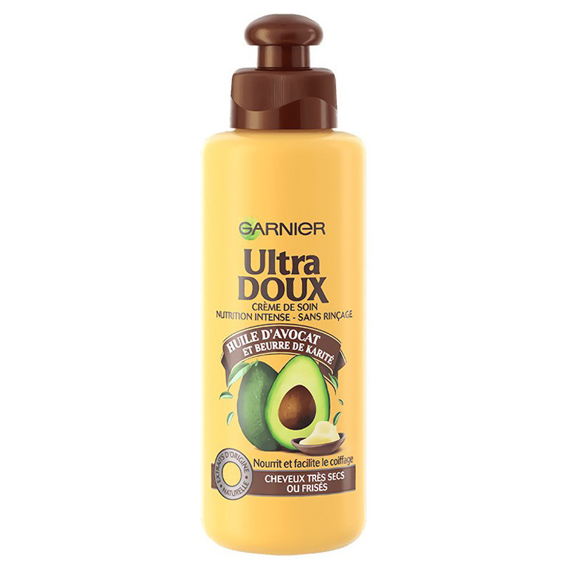 Garnier Soin Sans Rinçage Huile D'avocat Beurre De karité Ultra Doux