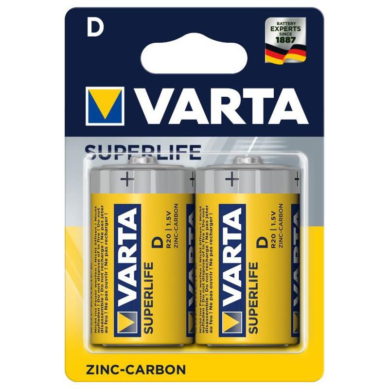 Varta Batterie Carbone Varta Superlife R20 D