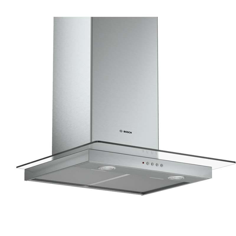 Bosch Murale Clear Glass 90 Cm Acier Inoxydable DWG66CD50Z