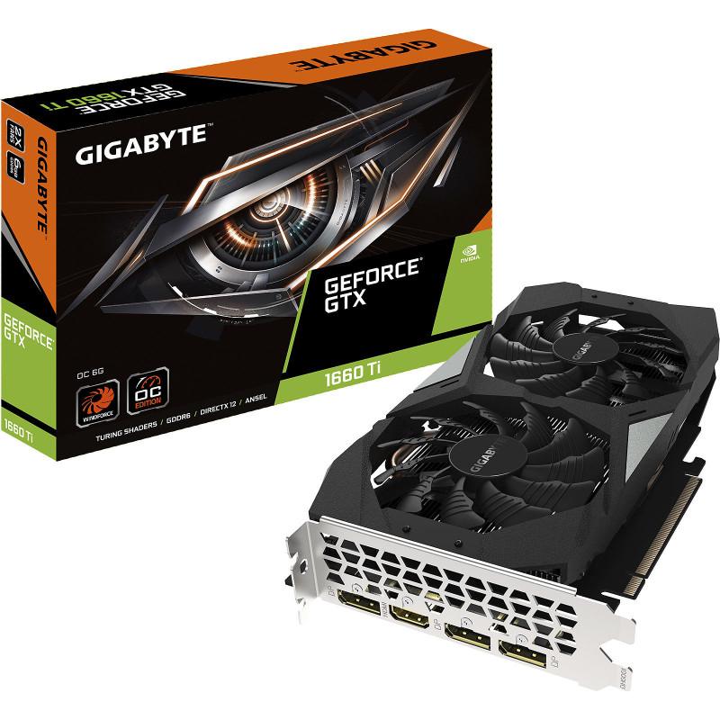 GIGABYTE Carte Graphique Nvidia Geforce GTX 1660 TI OC