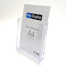 Display K-309, Porte Dépliant A4 Transparent