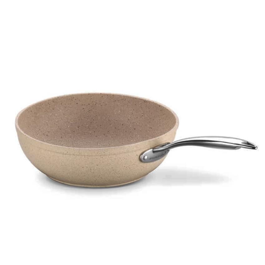 WOK Moule Korkmaz Granita 24 cm Beige A1273