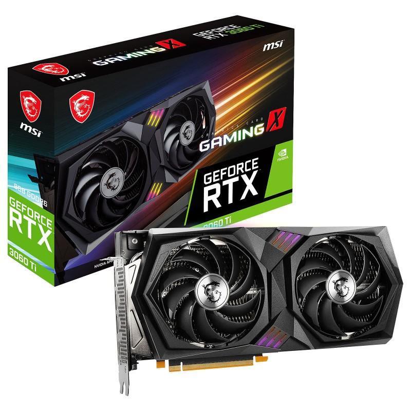 MSI Carte Graphique GeForce RTX 3060 Ti GAMING X 8G LHR