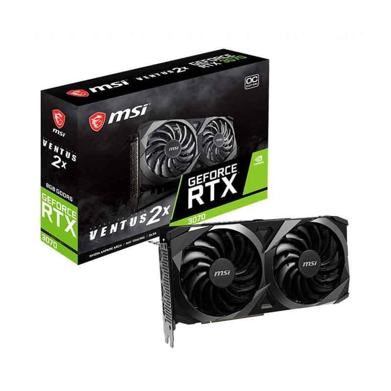 MSI Carte Graphique GeForce RTX 3070 VENTUS 2X 8G OC