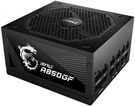 MSI MAG A850GF , Boite d'alimentation Gamer 850Watts 80PLUS