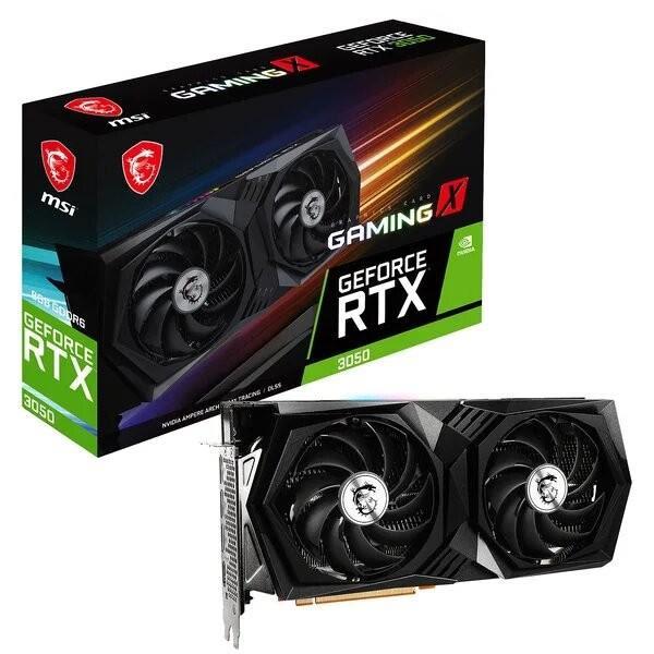 MSI Carte Graphique GeForce RTX 3050 GAMING X 8G