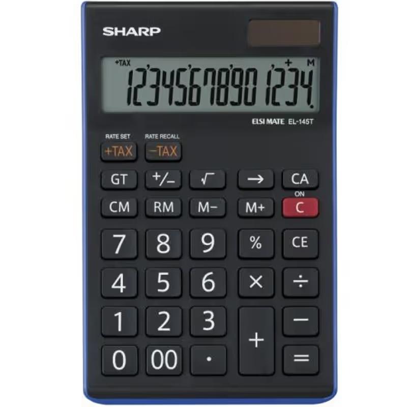 Sharp Calculatrice EL 145T 14 digit