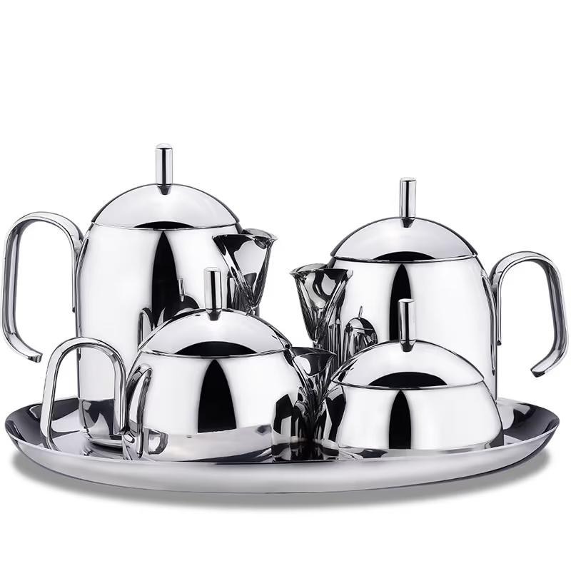 Service à Thé Pera 9 Pièces Korkmaz A280 Inox