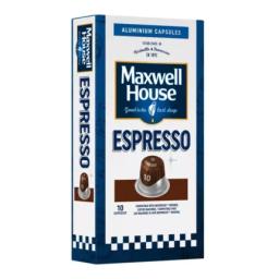 CAPSULES MAXWELL HOUSE ESPRESSO 10