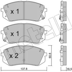 Patins Jeu Avant Kia Sportage SL10 Hyundai IX35 581012SA70