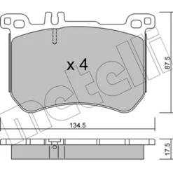 Patin Jeu Avant MERCEDES CLASSE S SL