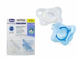 Chicco sucette physio forma *2pc bleu neutre 0-2m