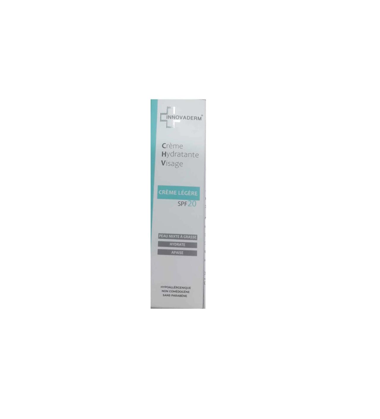 INNOVADERM legere acide hyaluronique peau mixte a grasse spf20