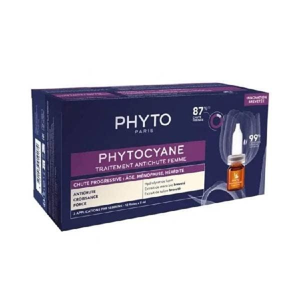 Phyto Phytocyane traitement antichute progressive femme 12 *