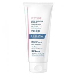 Ducray ictyane crème émolliente nutritive visage corps peaux sèches a très sèches