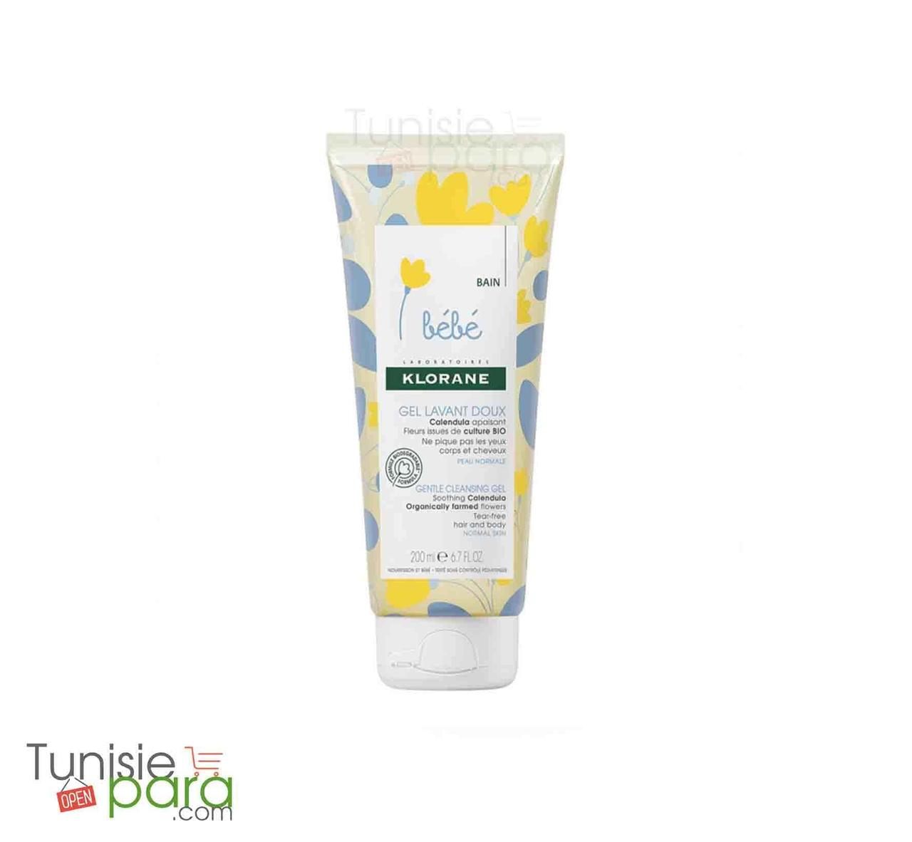 Klorane Bébé Gel Lavant Doux Corps Cheveux