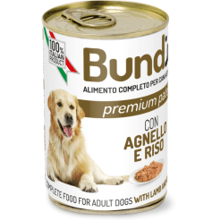 Bundy dog lamb rice 400g