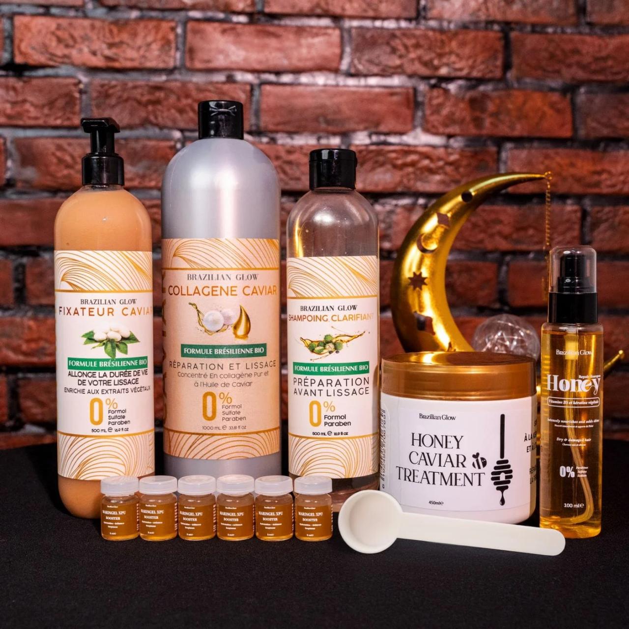 BRAZILIAN GLOW Pack Collagène Golden Caviar 1 L