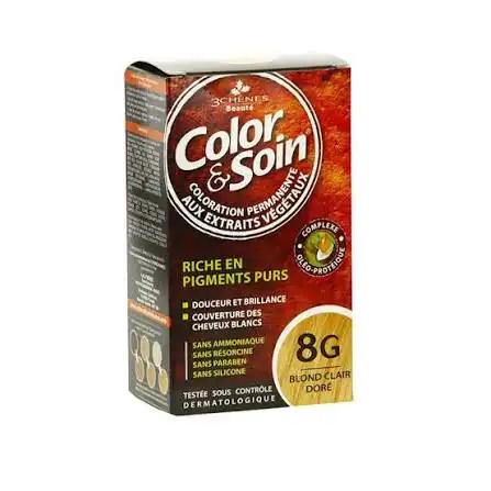 CHENES Color & Soin Coloration Blond Clair Doré 8G