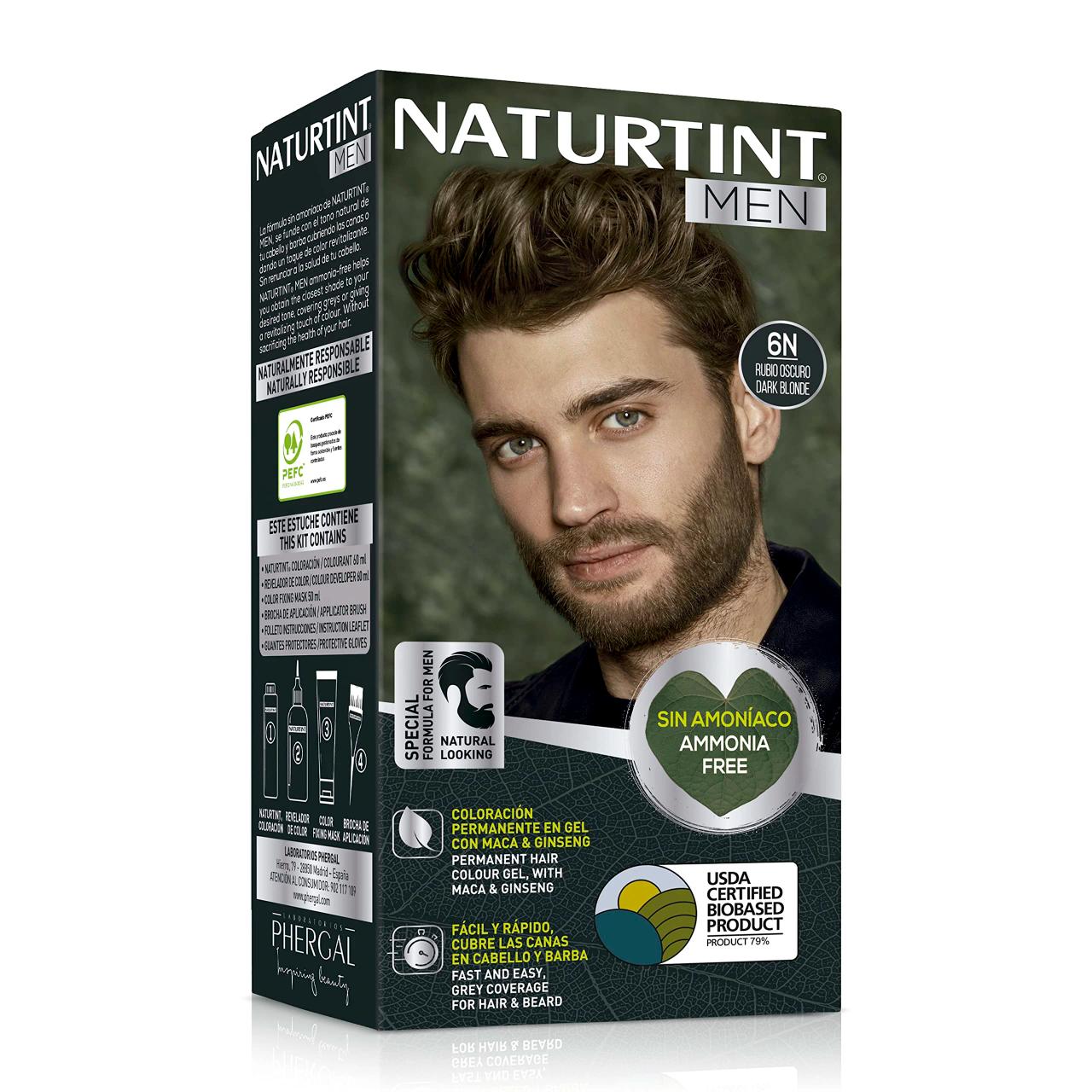 Naturtint MEN Coloration Permanente 6N blond foncé