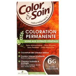 Chênes Color & Soin Coloration Permanente Blond Foncé Doré 6G