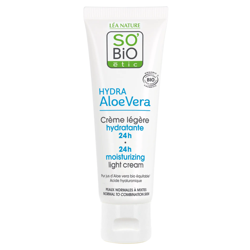 Hydratant 24H Aloe Vera Bio, Tube de So'Bio