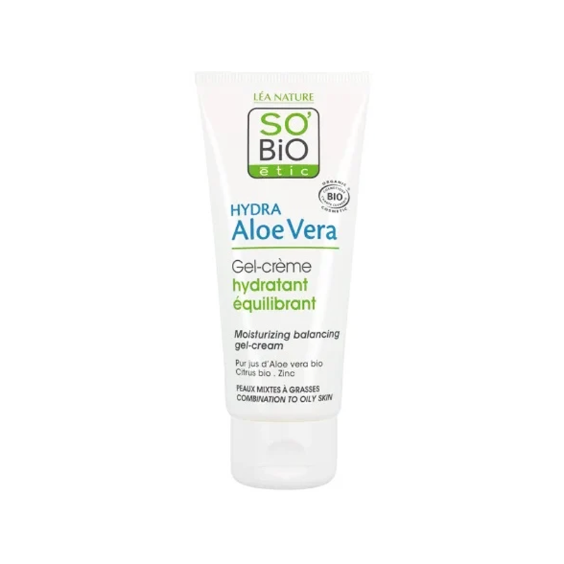 Hydratant Équilibrant Aloe Vera Bio, Tube de