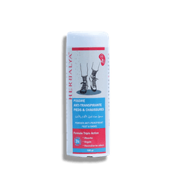 Poudre antitranspirante pieds chaussures-100g Herbalya