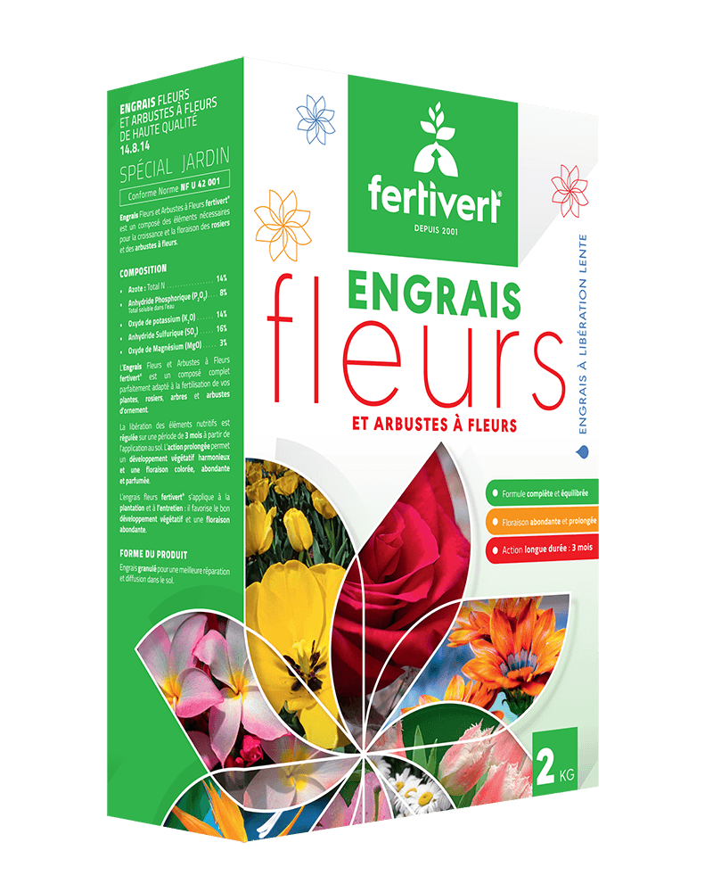 Fertivert FLEURS ET ARBUSTES A FLEURS FERTIVERT DE 2KG