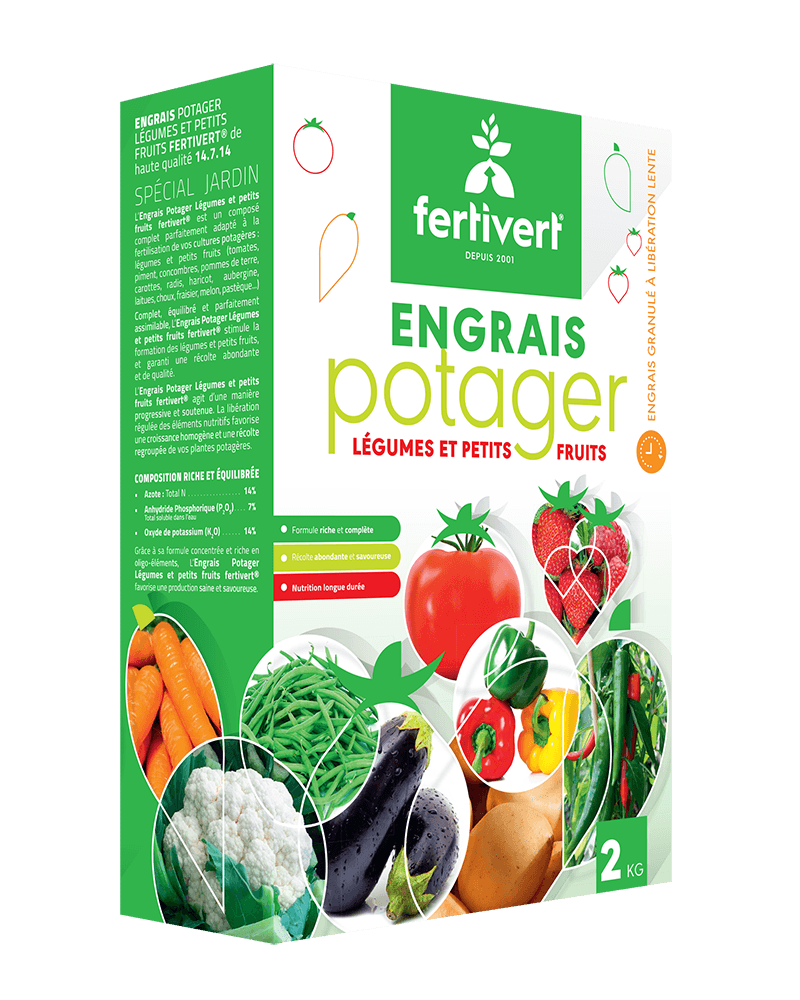 Fertivert Potager Légume Petit Fruit 2KG