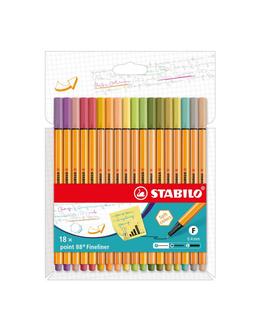 Pointe Stylos Fine 88, Soft Colors Stabilo