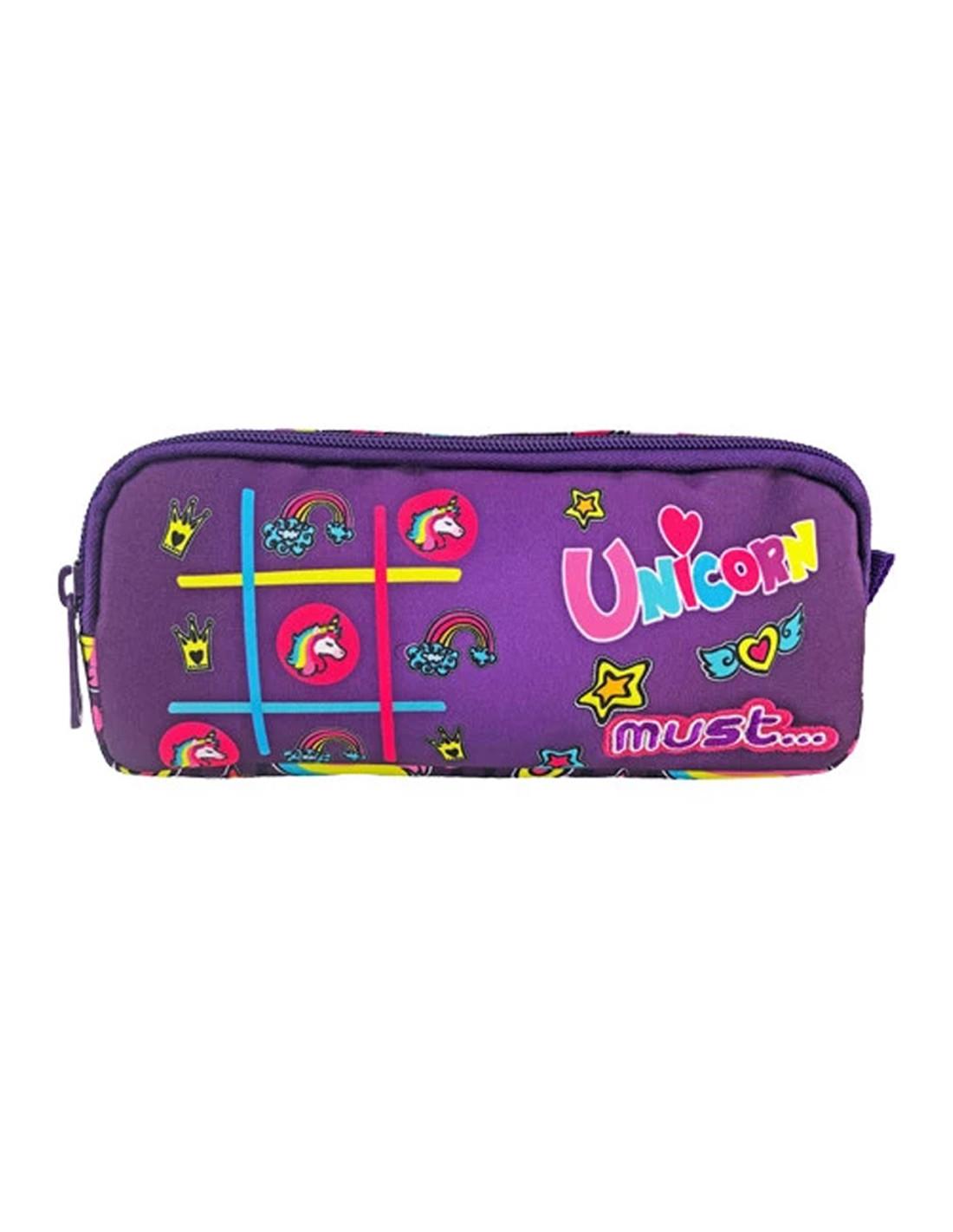 MUST Trousse Energy Unicorn Hashtag 2 compartiments Réf.585584