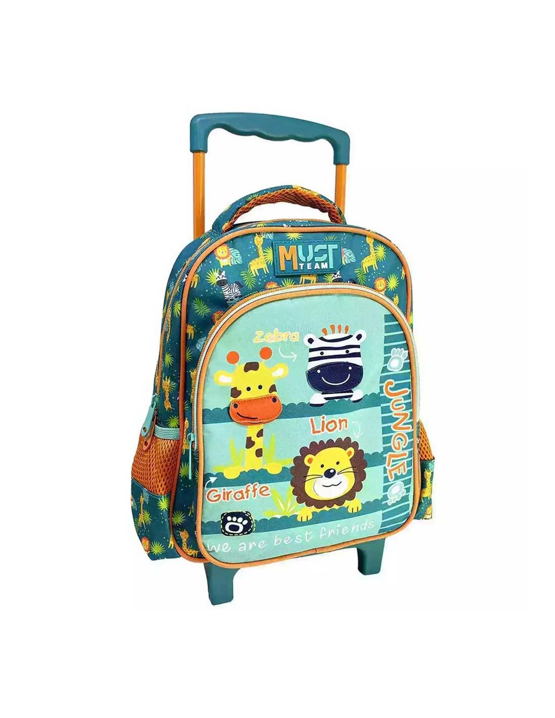 Roulettes Trolley Must Team Maternelle, Jungle Animals Réf.586313