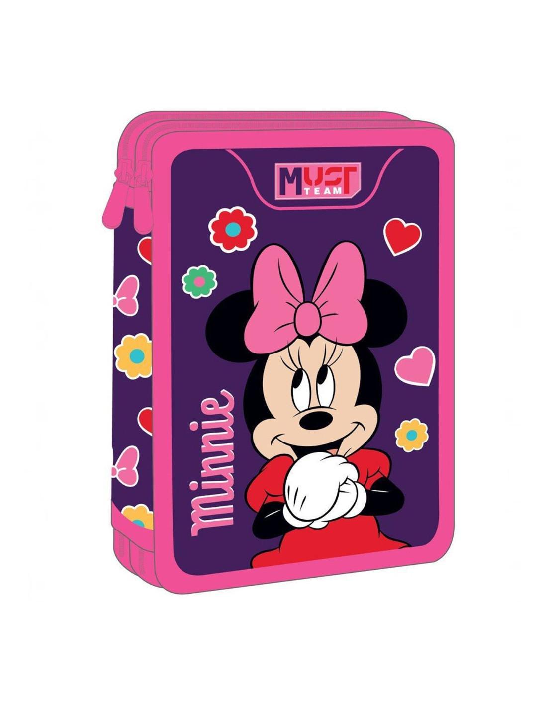 Plat Trousse Must Team 2 Compartiments, Disney Minnie Love