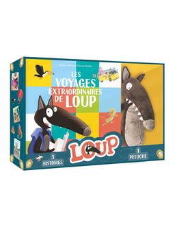 Histoires + Peluche Les Voyages Extraordinaires de Loup Auzou