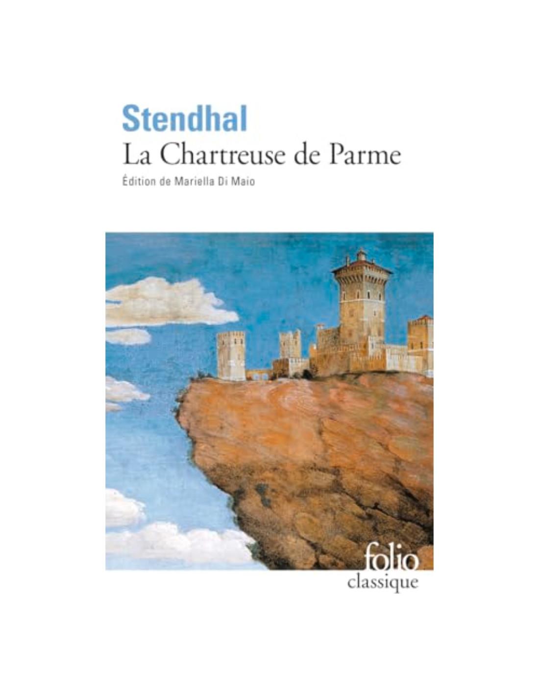 Chartreuse de Parme Stendhal
